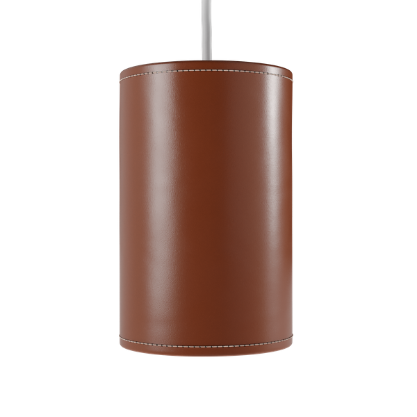 Cylinder Leather Lamp