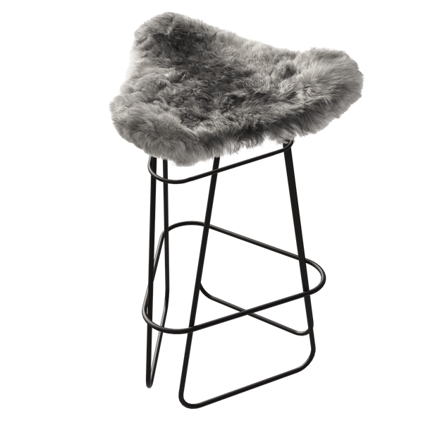 Sheepskin Barstool